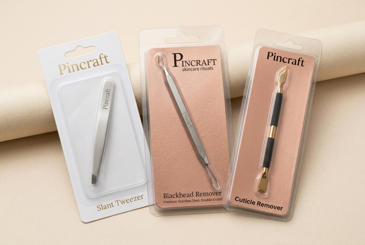 Pincraft card backing retail packaging